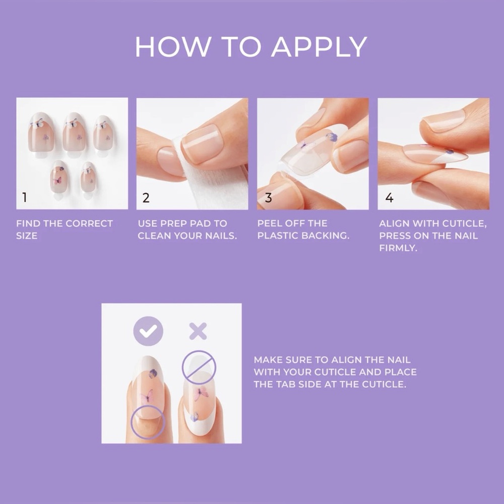 imPRESS Design One Chance New Set of 30 Press On Nails NWT - Picture 8 of 8